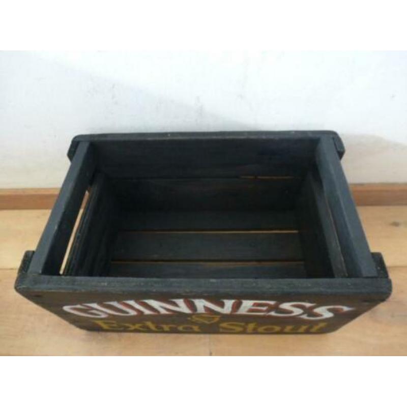 Houten bier krat/kist Guinness Extra Stout/vintage/man cave