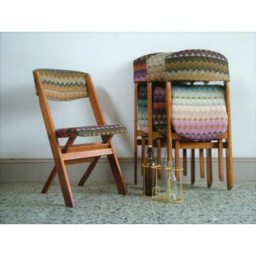 retro klapstoelen jr 50 / 60 klapstoel vintage fifties stoel