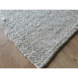 Handgeweven Vloerkleed / Tapijt Grijs 160x230cm
