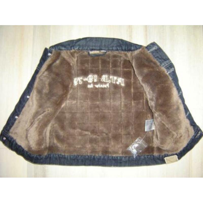 Pointer bodywarmer teddy/bont jeans maat 92