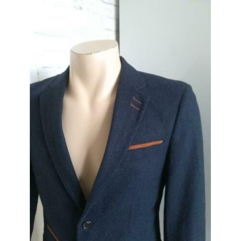 Saxoo London SL blauwe blazer/colbert maat M/48/50.