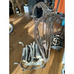 Haardset compleet - brocante en nostalgisch