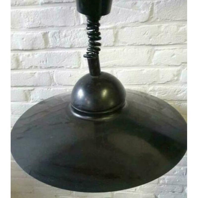 Vintage hanglamp met trekpendule