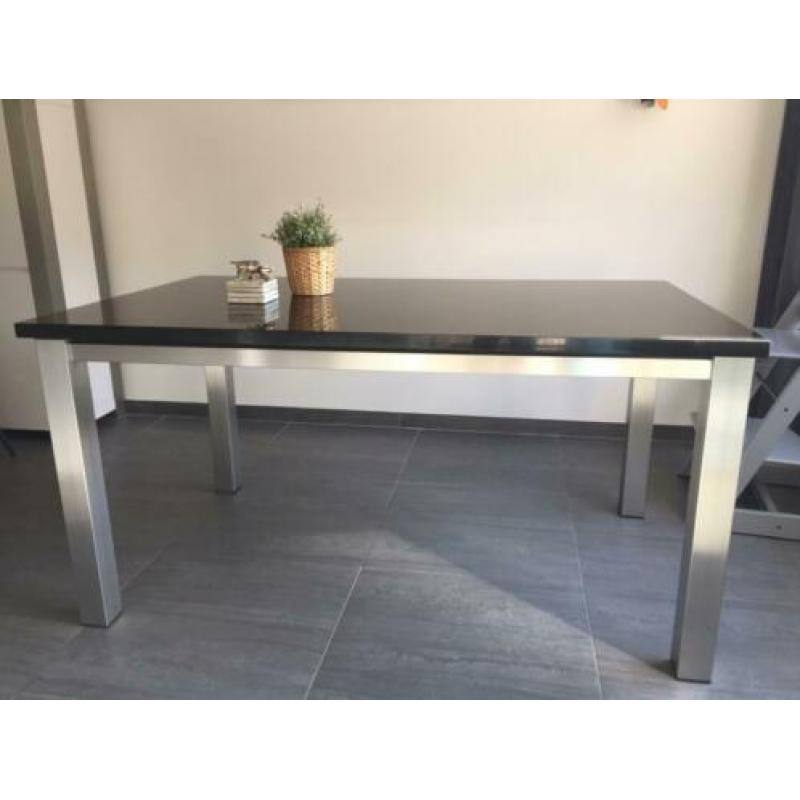 Eettafel + Salontafel graniet