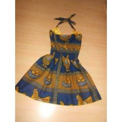 Afrikaans jurkje uit Guinee Conakry, nieuw