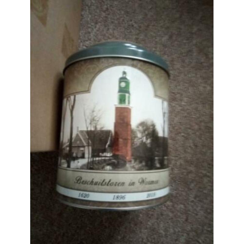 6 Trommels Beschuitstoren in WORMER (NIEUW IN DOOS)