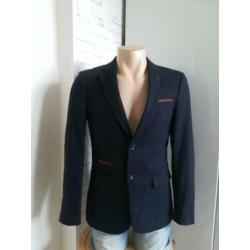 Saxoo London SL blauwe blazer/colbert maat M/48/50.
