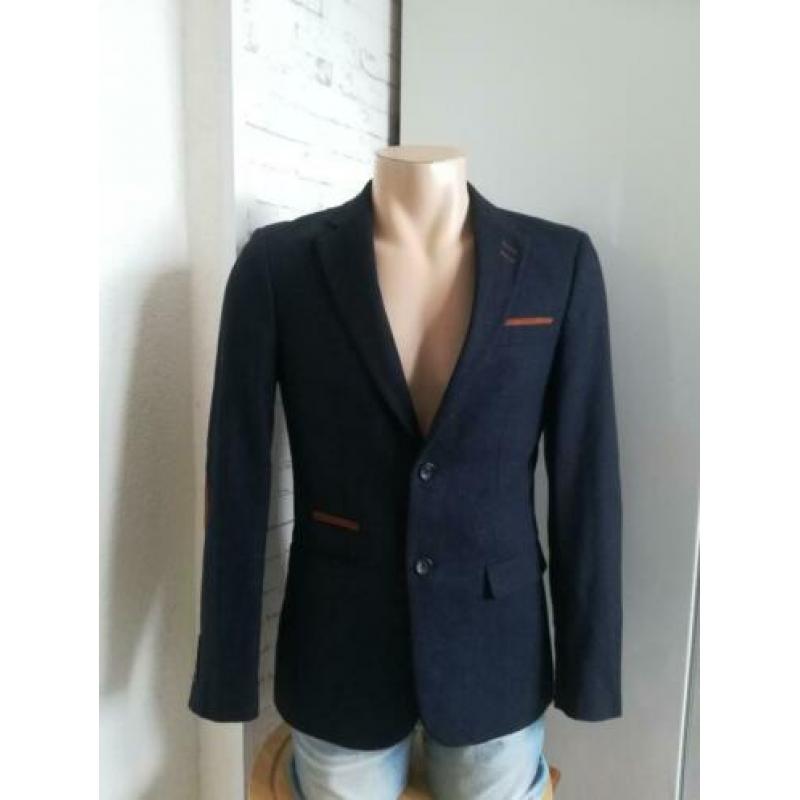 Saxoo London SL blauwe blazer/colbert maat M/48/50.