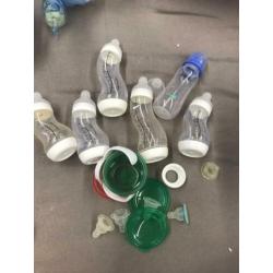 Baby kinder speelgoed spenen en flessen