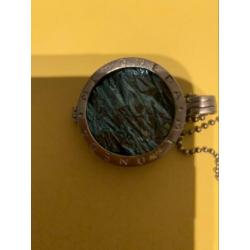 Mi moneda ketting met 2 hangers.