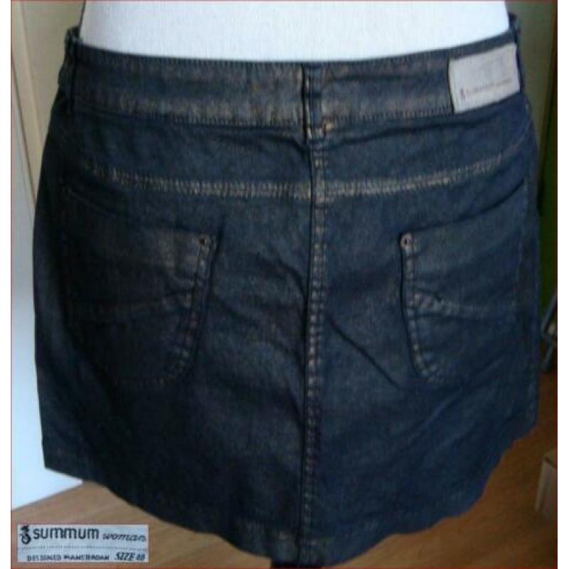 SUMMUM bronskleurige jeans rok maat 40 nieuw