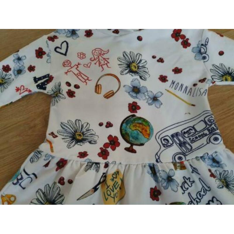 Monnalisa jurk, maat 3 - 98.
