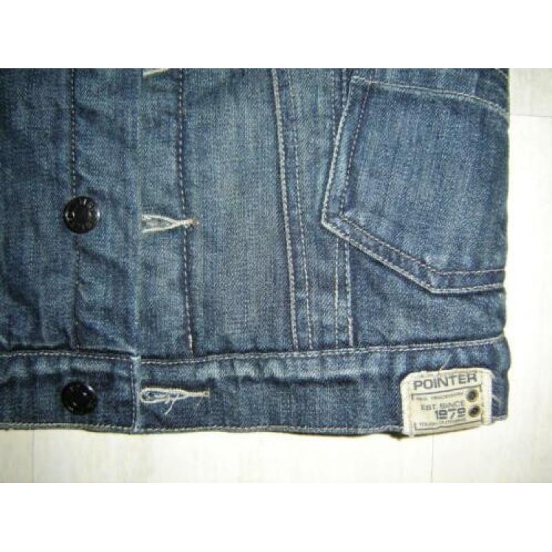 Pointer bodywarmer teddy/bont jeans maat 92