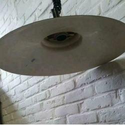 Vintage hanglamp met trekpendule