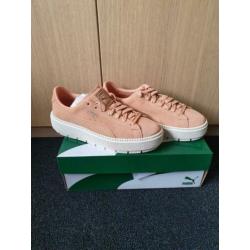 Puma suède platform trace animal dusty coral/white (41)