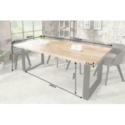 eetkamertafel mango hout 160 cm VOORRAAD