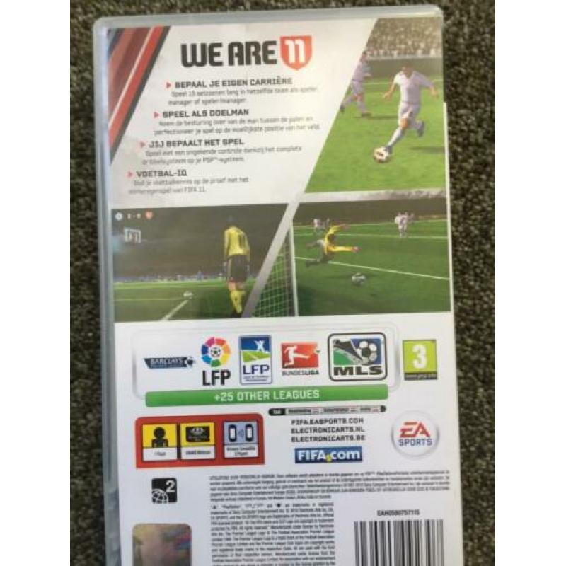 Fifa 11 en Fifa 12 voor PSP
