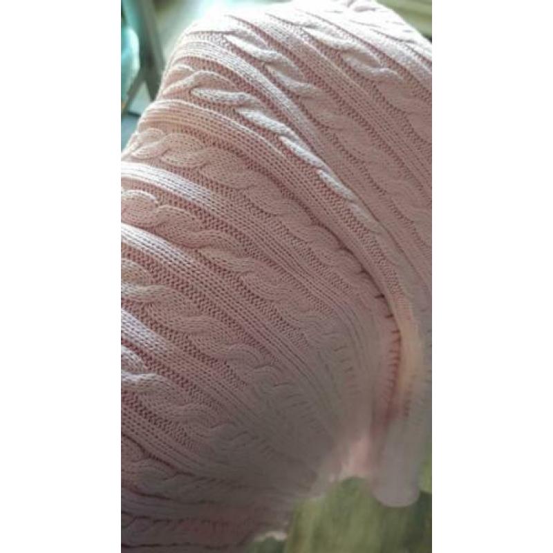 Jollein ledikant deken, roze, helemaal netjes!