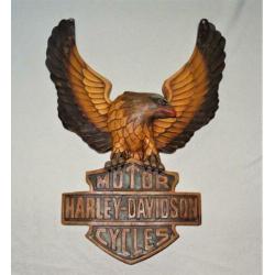 Logo Adelaar Harley Davidson Motor Cycles.