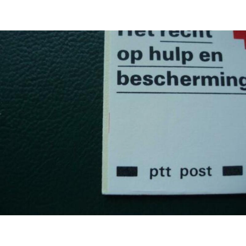 PB29 postfris postzegelboekje met dubbele plaatfout
