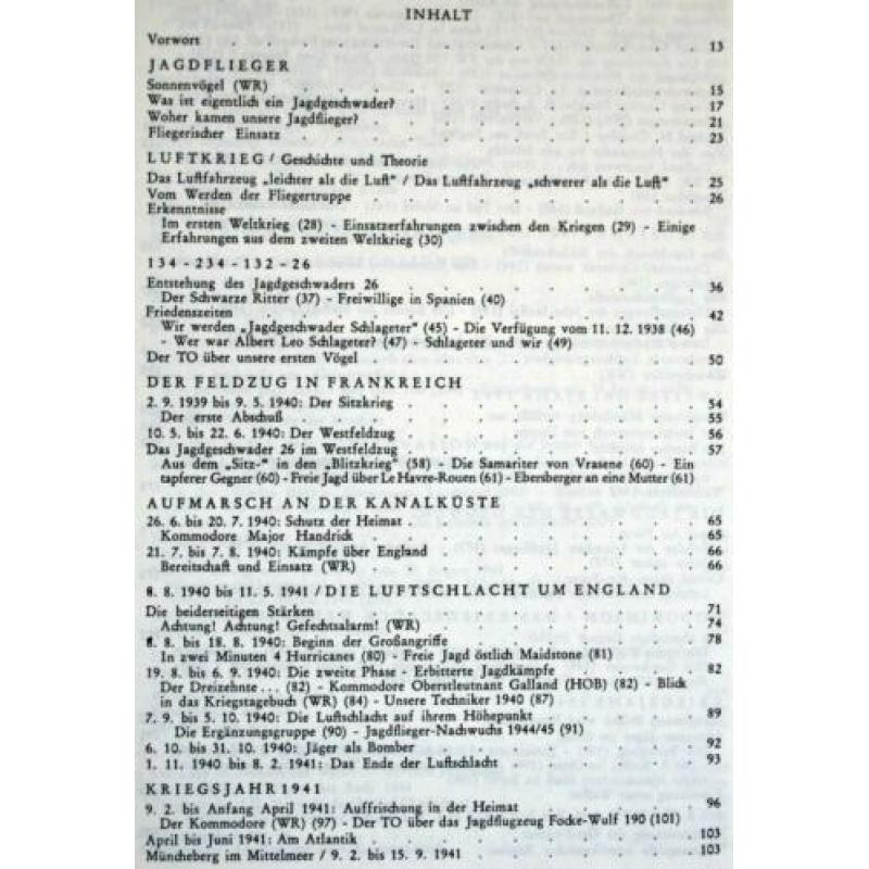 Geschichte Jagdgeschwaders 26 (1937-1945) Priller Luftwaffe