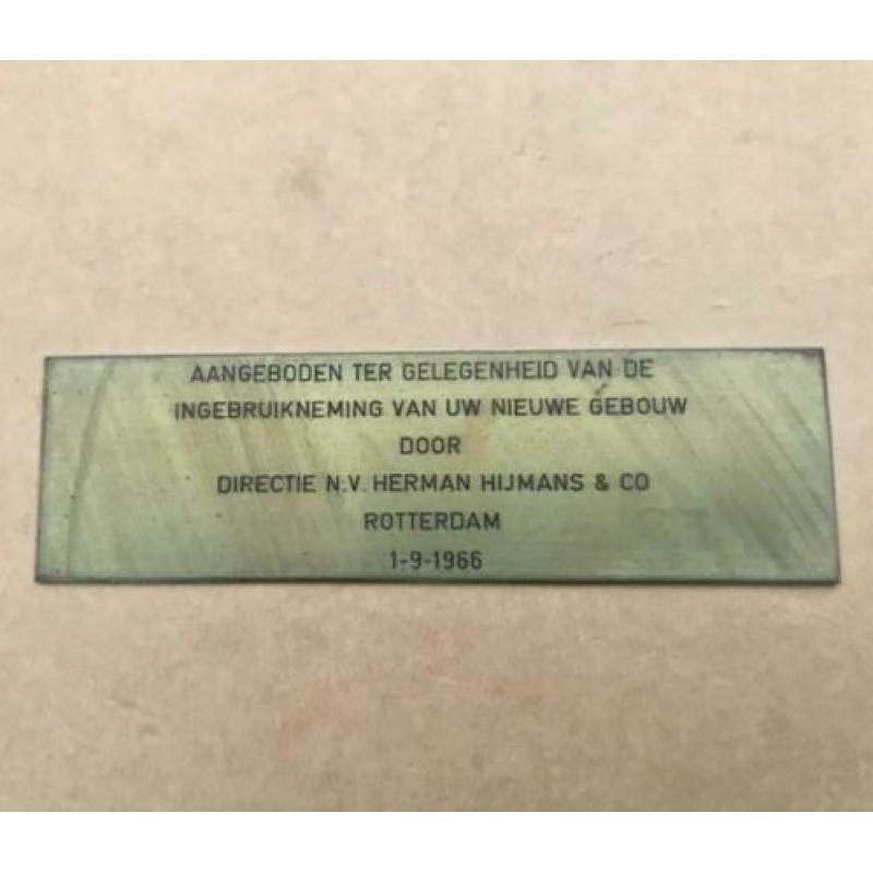 Vintage batik in originele lijst