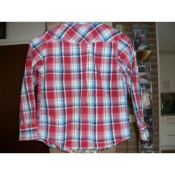 Jongens Blouse maat 128. en 122/128