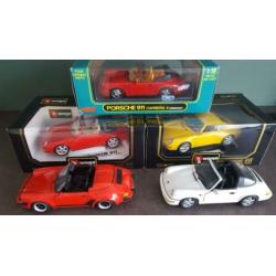 opruiming: Porsche 911 modellen 1:18