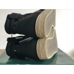 Sneaker/ gympen Paul Green zwart leder