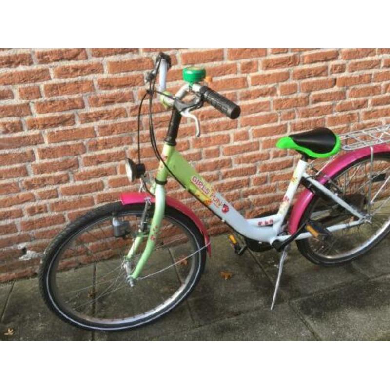 Mooie nette 24 inch Girls Fun meisjesfiets