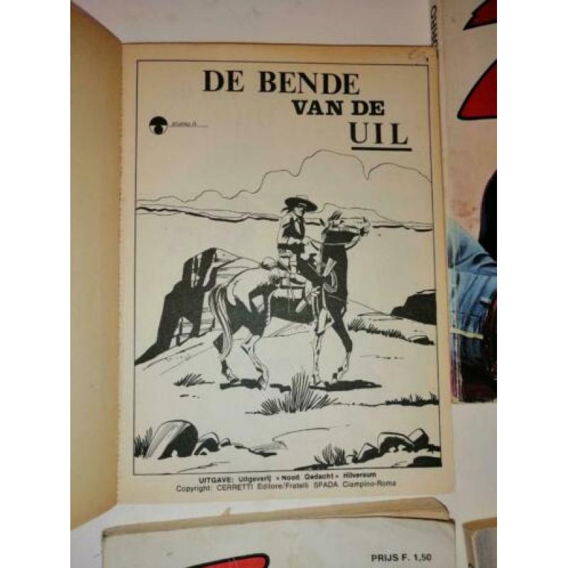 ZORRO 4 strips, uitgeverij Nooitgedacht