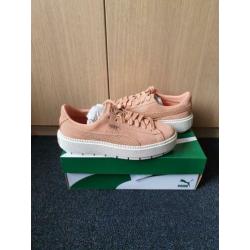 Puma suède platform trace animal dusty coral/white (41)