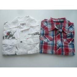 Jongens Blouse maat 128. en 122/128