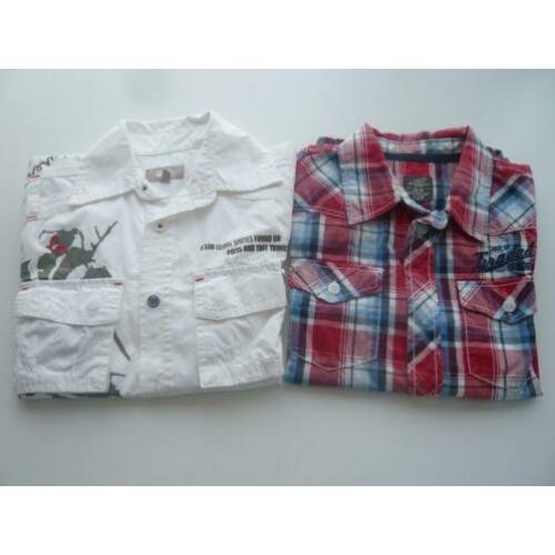 Jongens Blouse maat 128. en 122/128