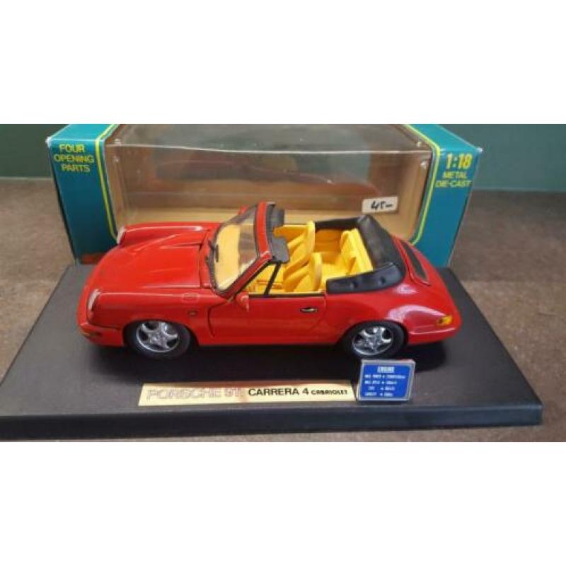 opruiming: Porsche 911 modellen 1:18