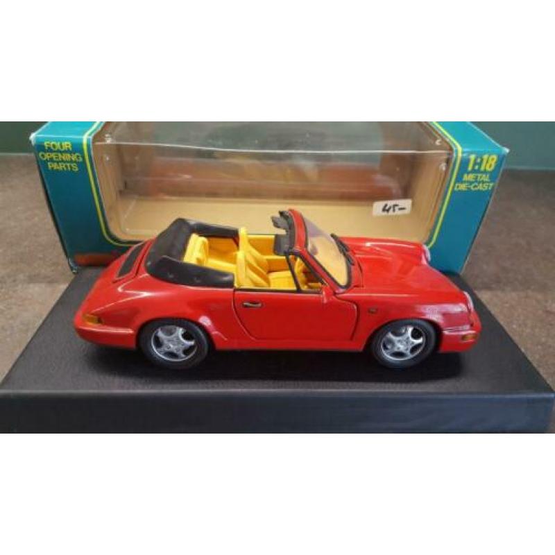 opruiming: Porsche 911 modellen 1:18