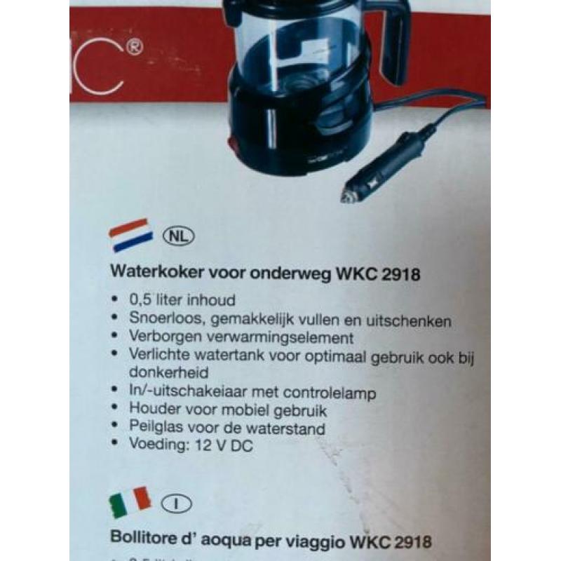 Nette Clatronic waterkoker voor onderweg WKC 2918