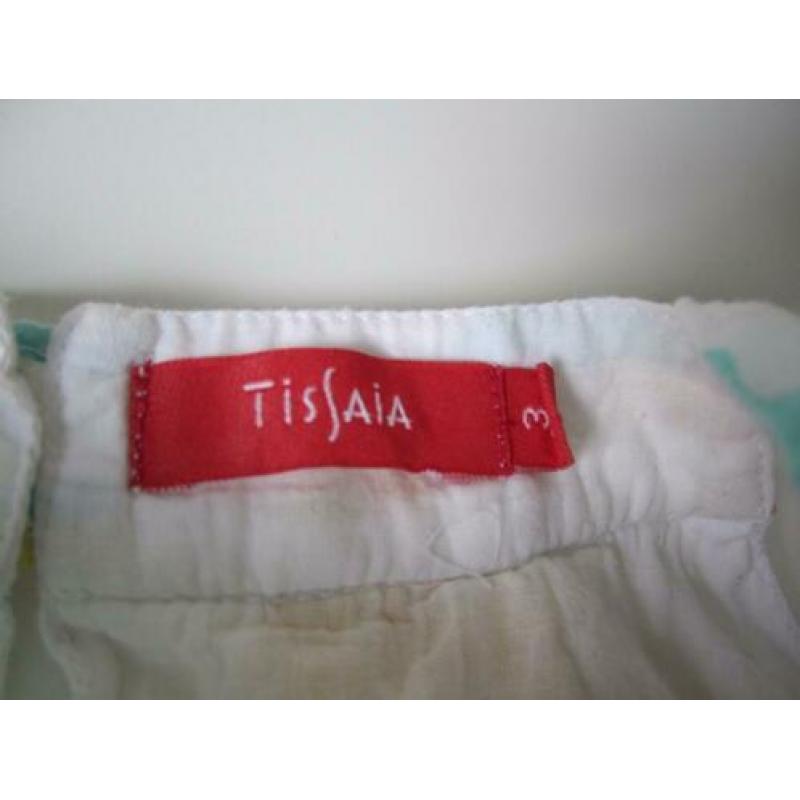 Tissaia - Witte zomerjurk met bloemen, maat 92/98