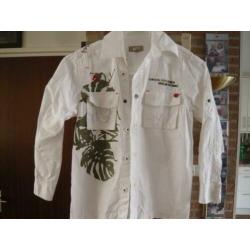 Jongens Blouse maat 128. en 122/128
