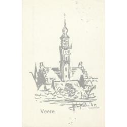 Partij veere schotsche huis campveerse toren waterput