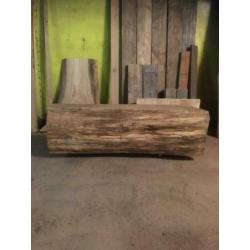 Super gave antieke massief eiken balk, hoogte 48cm, nieuw!!