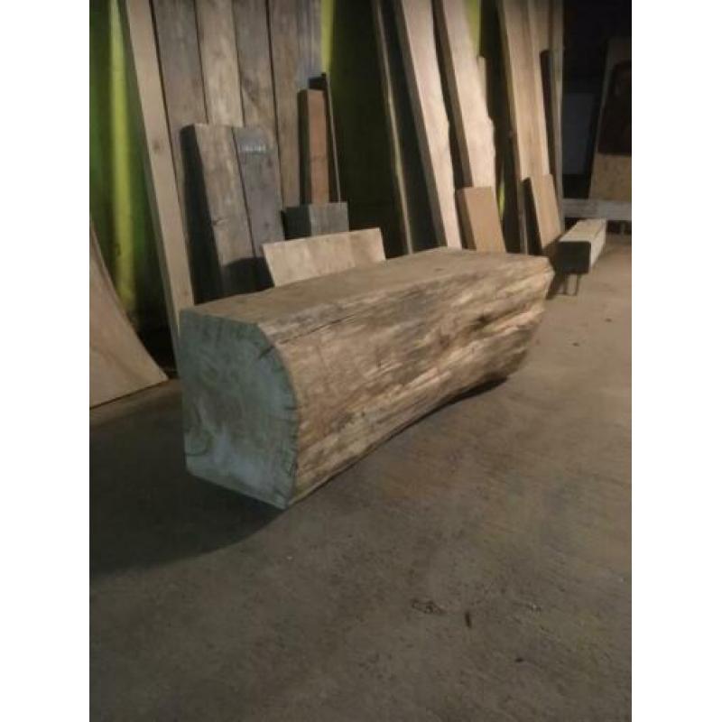 Super gave antieke massief eiken balk, hoogte 48cm, nieuw!!