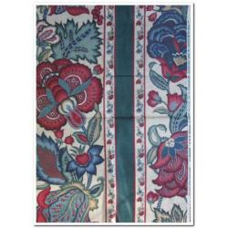 Quilt patchwork knutselstofje nr 2863 vintage bloempaneel