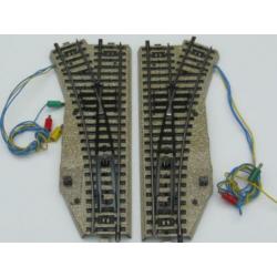 Marklin electrische wissels nrs. 5202/5221, kleine lantaarn