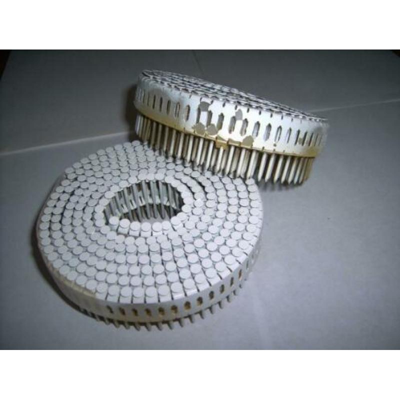 ROCKPANEL Spoelnagel ring RVS 2,1x38MM duofast RAL-9010 .