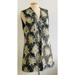 Vintage jaren 60 gillet van brokaatstof (42)