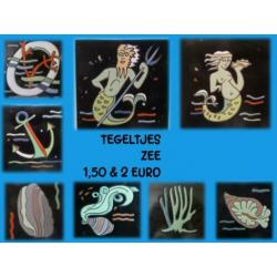 Tegeltjes - zee & water