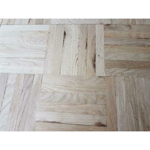 Eiken Mozaiek ondervloer 8mm 16 x 16cm blokmotief