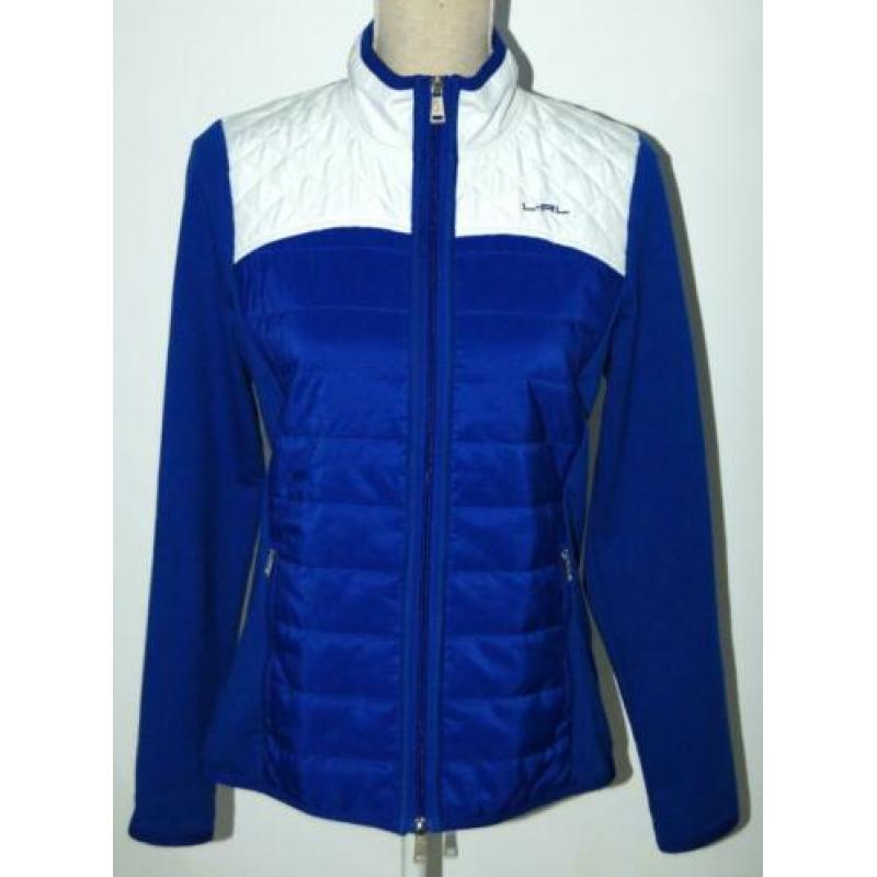 NIEUW RALPH LAUREN active jasje, jack, blauw - wit, Mt. M