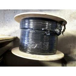 Cat5e, 200 MHz,120m op haspel UV bestendig, zwart